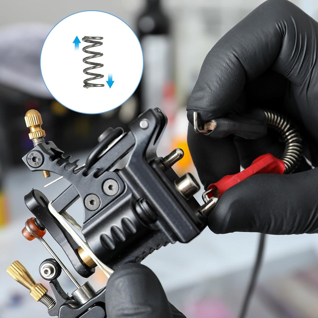 圧縮バネ 圧縮スプリング 10個セット 外径2mm 線径0.3mm 自由長5mm 炭素鋼製 シルバートーン 高弾性 DIY 部品 修理用 工業用